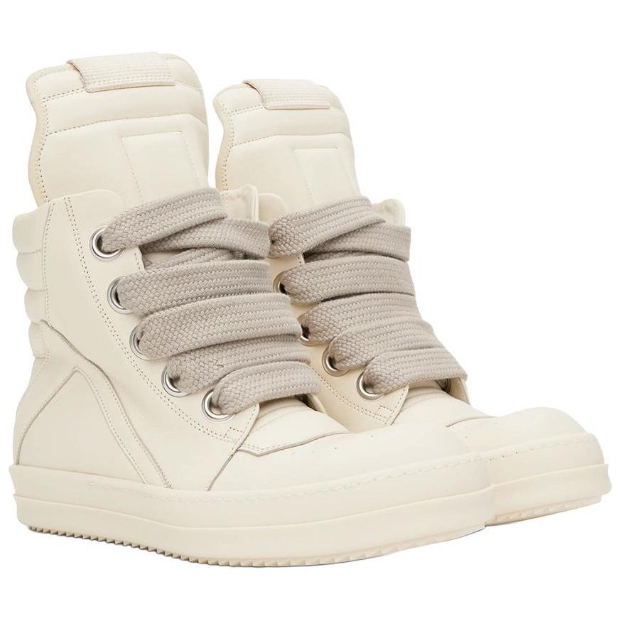 Lookbook Rick Owens Geobasket 'Full-Grain Calfskin White' RU01B1894LPOW1-11111