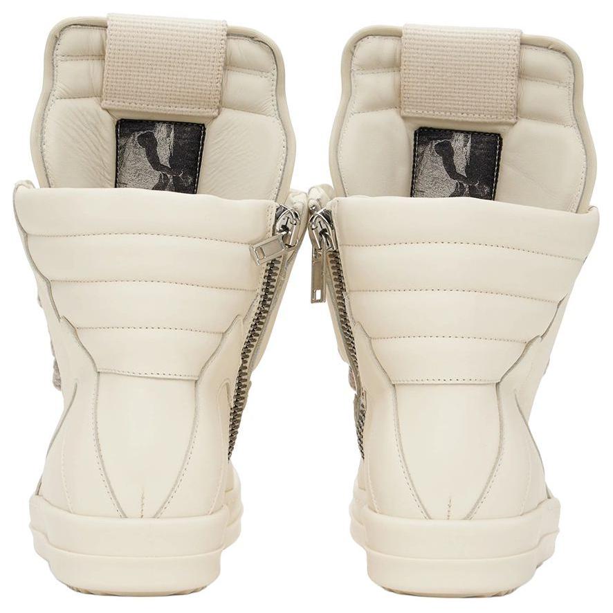 Shop Rick Owens Geobasket 'Full-Grain Calfskin White' RU01B1894LPOW1-11111
