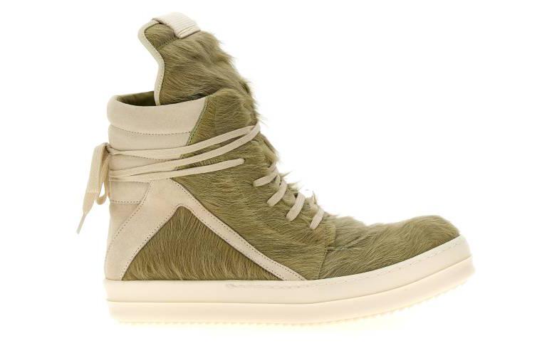 Order RICK OWENS/RO Geobasket 時尚舒適 高筒 休閒鞋 男款 綠色