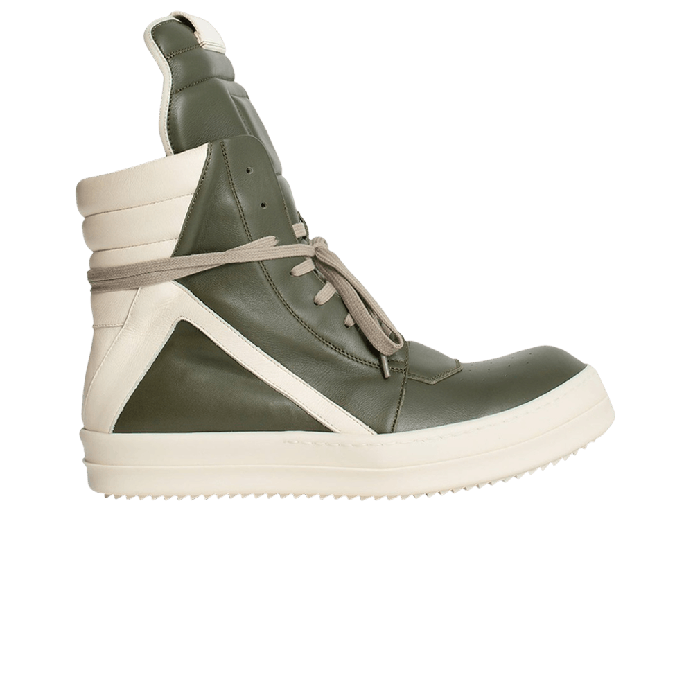 Rick Owens Geobasket 'Green Milk' RU02A5894LPO15111