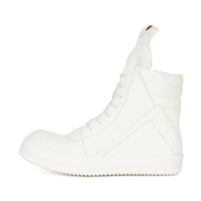 Rick Owens Geobasket 'White High-Top Fashion'