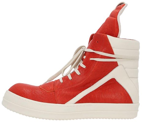 Rick Owens Geobasket 'White Orange' RU02B2894LBB-5311 Buy Rick Owens Geobasket 'White Orange' RU02B2894LBB-5311