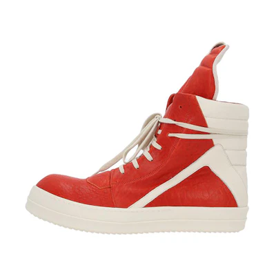 Rick Owens Geobasket 'White Orange'
