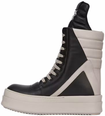 Rick Owens Geobasket Kulit Hitam Sneakers Tinggi Edisi Fashion Show RR02D6855LCO988 Buy Rick Owens Geobasket Kulit Hitam Sneakers Tinggi Edisi Fashion Show RR02D6855LCO988
