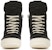 Rick Owens GeoBasket Bulu Sapi Hitam Susu RR02B2894LHL-911