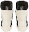 Shop Rick Owens GeoBasket Bulu Sapi Hitam Susu RR02B2894LHL-911