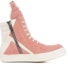 Order Rick Owens GeoBasket Bulu Lembu Merah Jambu Pudar Susu RR02B2894LHL-8311