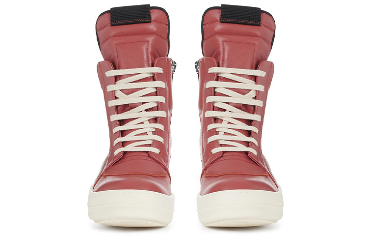 Lookbook Rick Owens Geobasket High 'Carnelian Milk' - Kasut Tinggi 'Merah Susu' RU01B1894-LPO-73111