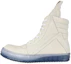 Buy Rick Owens Geobasket High ''Kreideweiß Blau Transparent'' RU20F3894-LPO-101160