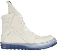 Order RICK OWENS/RO 牛皮 高筒休閒系帶 時尚板鞋 男款 白色