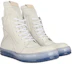 Lookbook Rick Owens Geobasket High ''Kreideweiß Blau Transparent'' RU20F3894-LPO-101160