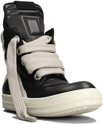 Rick Owens GeoBasket Oversized Eyelet Milk ''Zwart'' Sneakers RU01B1894LPOW1-9111 Lookbook Rick Owens GeoBasket Oversized Eyelet Milk ''Zwart'' Sneakers RU01B1894LPOW1-9111