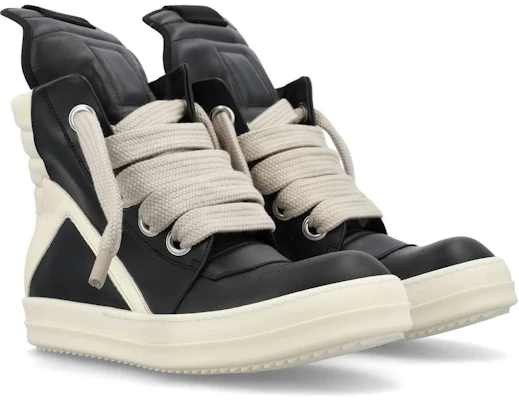 Rick Owens GeoBasket Oversized Eyelet Milk ''Zwart'' Sneakers RU01B1894LPOW1-9111 Shop Rick Owens GeoBasket Oversized Eyelet Milk ''Zwart'' Sneakers RU01B1894LPOW1-9111