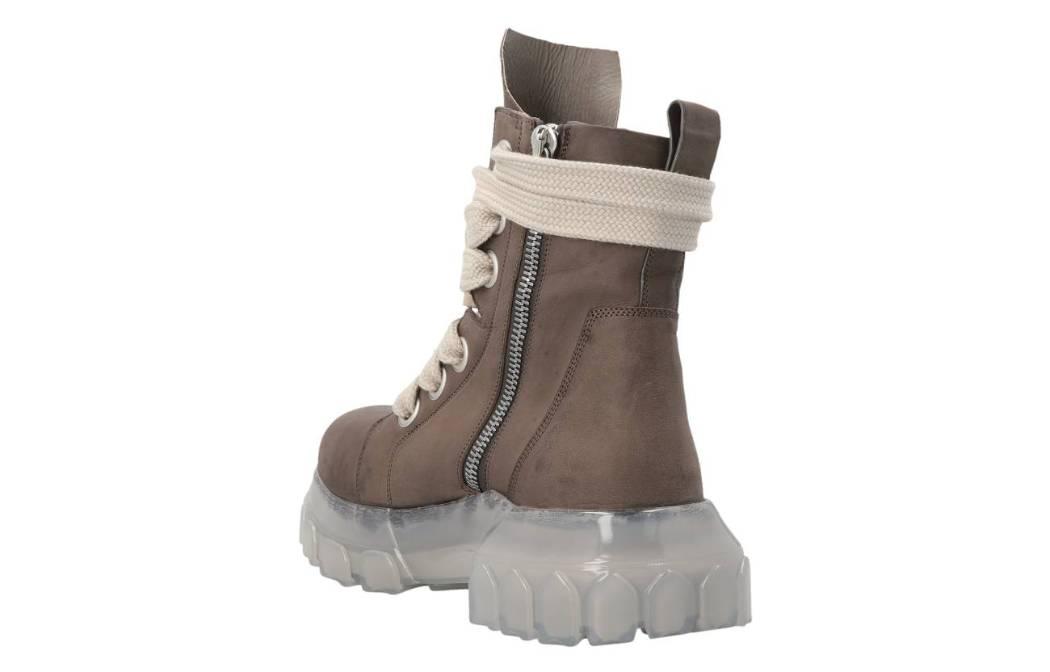 Rick Owens Gray Low-Top Sneakers JW '219570261016871338,63' 圖 4