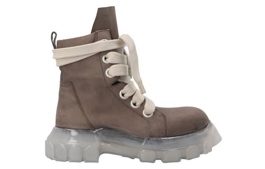 Rick Owens Gray Low-Top Sneakers JW '219570261016871338,63' 圖 5