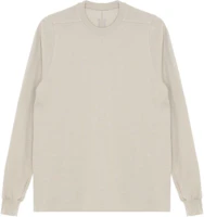 Rick Owens Gray Pullover Crewneck Sweatshirt with Ribbed Cuffs RU01D3277BA-08 Rick Owens Gray Pullover Crewneck Sweatshirt with Ribbed Cuffs RU01D3277BA-08