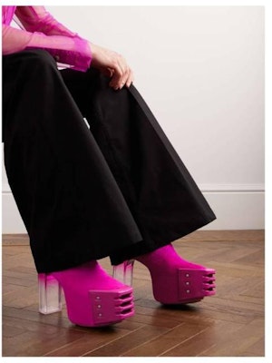 リックオウエンス グッチ プラットフォーム チェルシーブーツ「焦げ馬毛」 1647597294520242 Details for リックオウエンス グッチ プラットフォーム チェルシーブーツ「焦げ馬毛」 1647597294520242