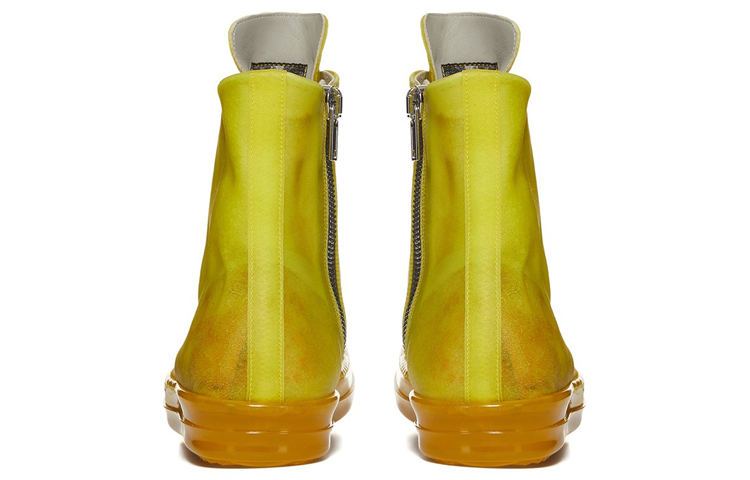 Rick Owens High-Top 'Yellow Fashion' 圖 4