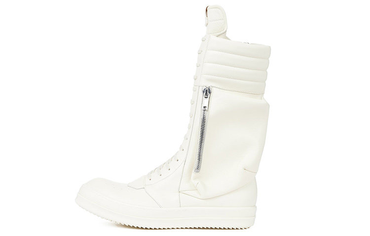 Rick Owens High-Top Fashion Sneaker 'CMFT White'
