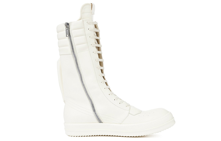 Rick Owens High-Top Fashion Sneaker 'CMFT White' 圖 2