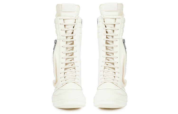 Rick Owens High-Top Fashion Sneaker 'CMFT White' 圖 3
