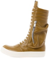 Rick Owens High-Top Leather Sneakers 'Yellow Comfort' RU01B1899LPO-721 Rick Owens High-Top Leather Sneakers 'Yellow Comfort' RU01B1899LPO-721