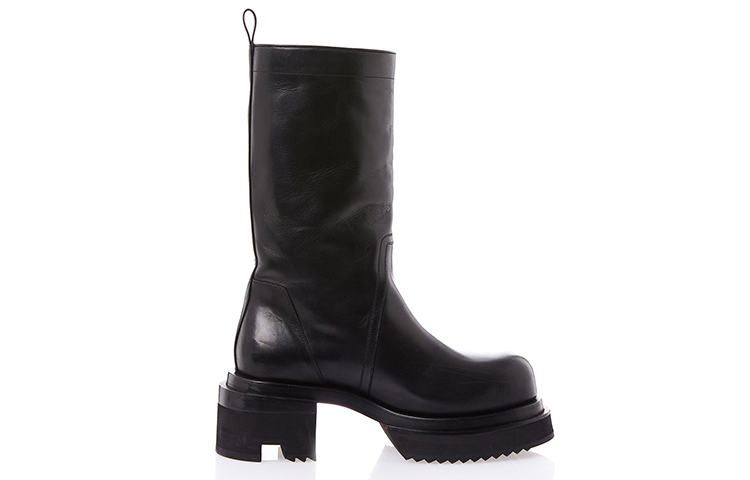 Rick Owens High-Top Sneakers 'Black Fashion' 圖 2