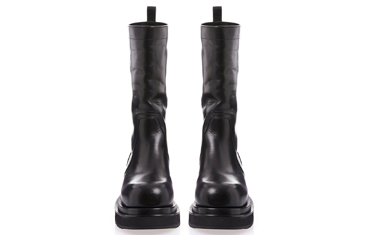 Rick Owens High-Top Sneakers 'Black Fashion' 圖 3