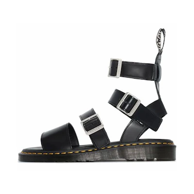 Rick Owens Leather Sandals 'Black'