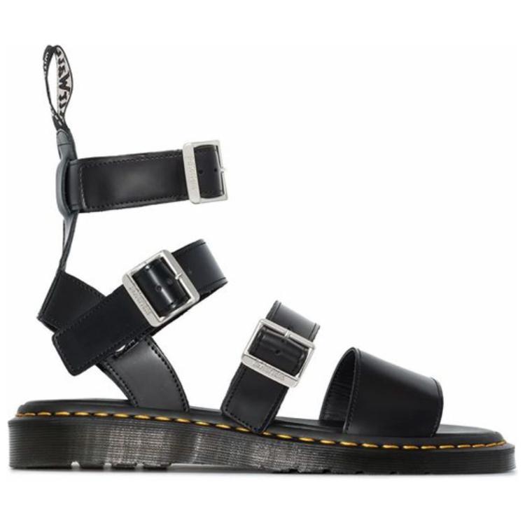 Rick Owens Leather Sandals 'Black' 圖 2