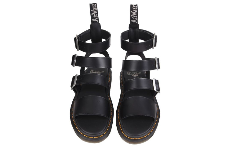 Rick Owens Leather Sandals 'Black' 圖 3