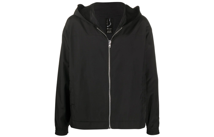 Rick Owens Loose Fit Zip-Up Hoodie Jacket - Black CM20S0010215148-09