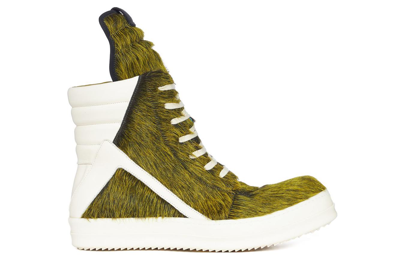 Order Rick Owens Luxor Geobasket 'Acid Melange Pony' Kasut Lelaki Stylish RU02C7894-LHLCPO-5211
