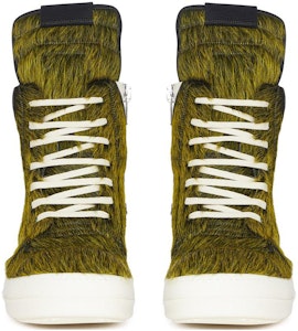 瑞克·歐文斯/RO Rick Owens FW23 LUXOR 系列 時尚潮流 高幫 板鞋 男款 白綠 Lookbook 瑞克·歐文斯/RO Rick Owens FW23 LUXOR 系列 時尚潮流 高幫 板鞋 男款 白綠