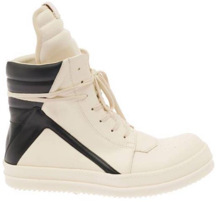 瑞克歐文斯/RO 小牛皮 時尚圓頭 高筒 板鞋 男款 白色 Order 瑞克歐文斯/RO 小牛皮 時尚圓頭 高筒 板鞋 男款 白色