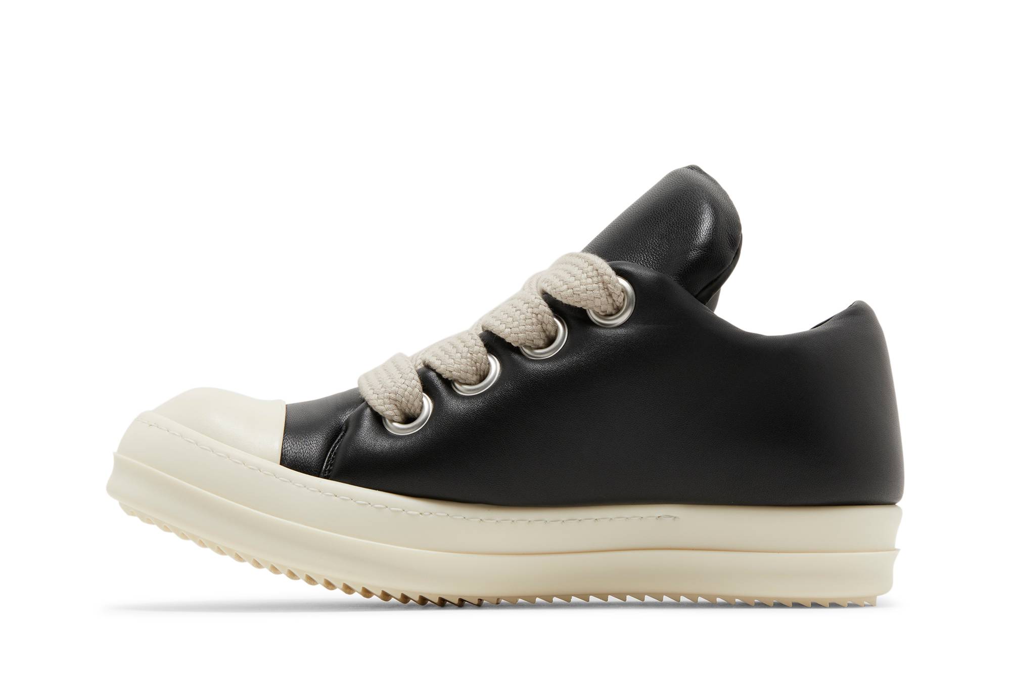 Lookbook Rick Owens Luxor Jumbo 加厚低帮'黑色牛奶' RU02C7893-LLPW2-911