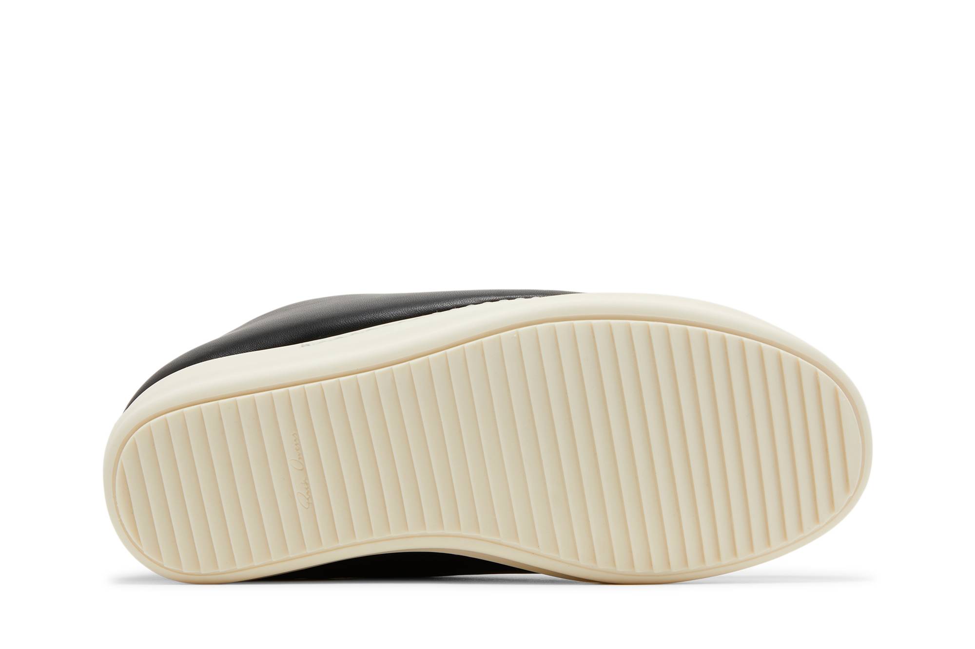 Shop Rick Owens Luxor Jumbo 加厚低帮'黑色牛奶' RU02C7893-LLPW2-911