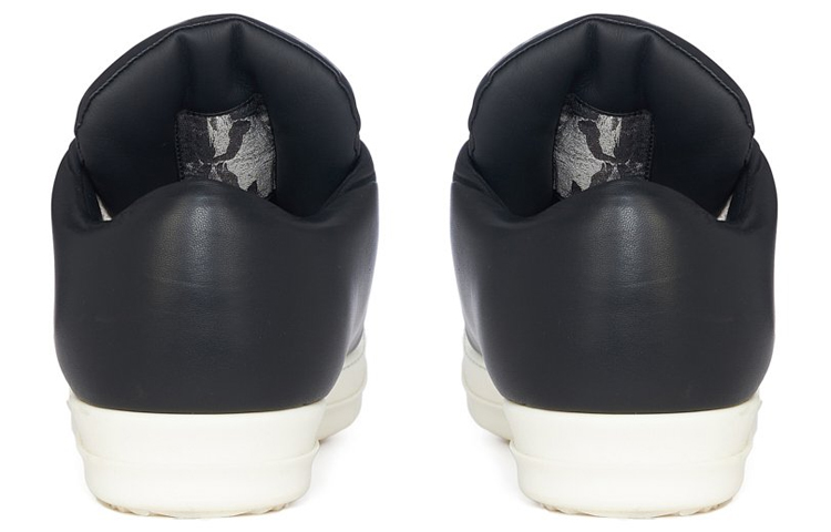 Shop 릭 오웬스 럭셔 로우 "블랙 레더" RU02C7893LLPW2-911