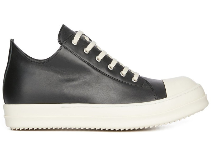 Rick Owens Luxor Low Sneaks Black Milk RU02C7891-911