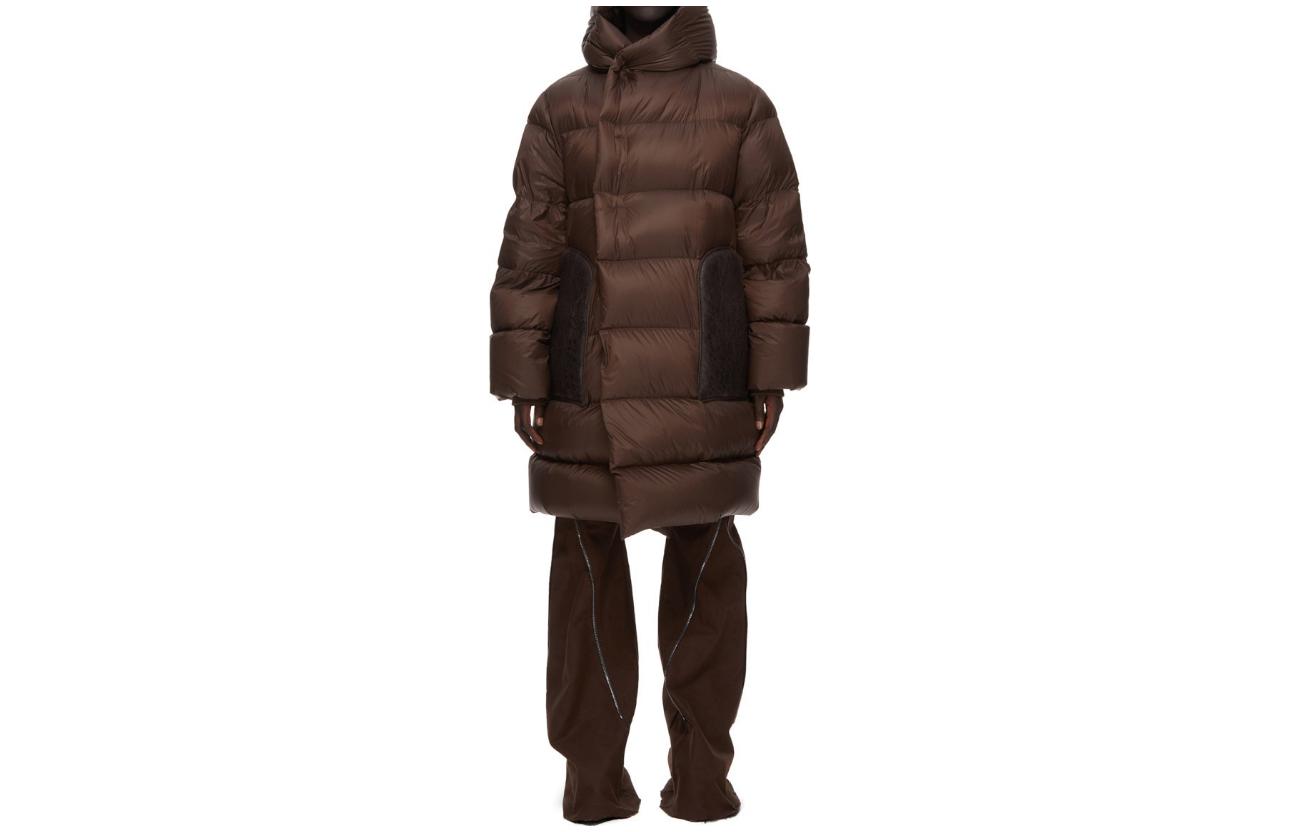 Rick Owens Luxor LS Hooded Jacket FW23 Brown Long-Sleeve Outerwear RU02C7998NPLSH3-0404