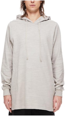 RICK OWENS Luxor Pearl Bigarzato Jersey Hoodie FW23 White Loose Fit Unisex RU02C7285BG-08 Order RICK OWENS Luxor Pearl Bigarzato Jersey Hoodie FW23 White Loose Fit Unisex RU02C7285BG-08