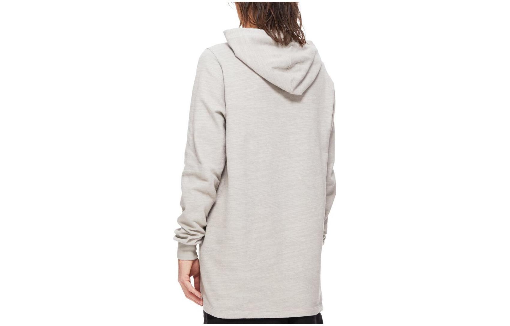 Lookbook RICK OWENS Luxor Pearl Bigarzato Jersey Hoodie FW23 White Loose Fit Unisex RU02C7285BG-08