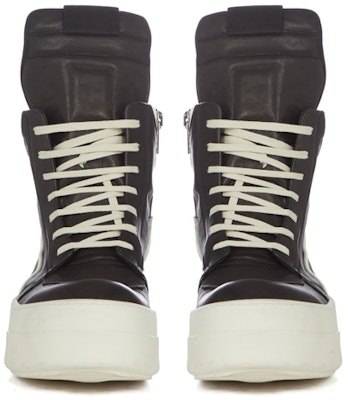 Rick Owens Luxor Runway Mega Bumper Geobasket High 'Black Milk' RR02C7868-LOO-911 Lookbook Rick Owens Luxor Runway Mega Bumper Geobasket High 'Black Milk' RR02C7868-LOO-911