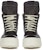 Rick Owens Luxor Runway Mega Bumper Geobasket High 'Black Milk' Hitam Susu RR02C7868-LOO-911