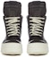 Lookbook Rick Owens Luxor Runway Mega Bumper Geobasket High 'Black Milk' Hitam Susu RR02C7868-LOO-911