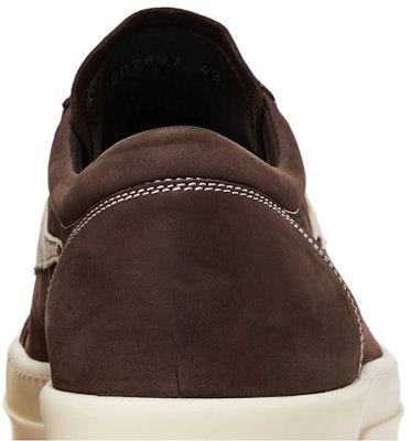 릭 오웬스 빈티지 럭서 로우 "브라운 밀크" RU02C7897-LWNLVS-411 Sizing 릭 오웬스 빈티지 럭서 로우 "브라운 밀크" RU02C7897-LWNLVS-411