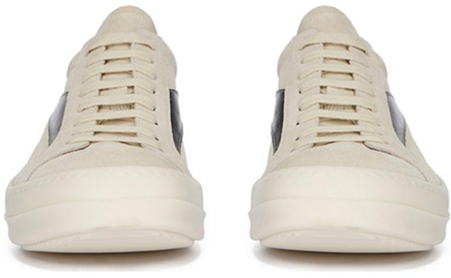 Rick Owens FW23 LUXOR系列 頭層牛皮 圓頭系帶 低幫 板鞋 男款 奶白色 Lookbook Rick Owens FW23 LUXOR系列 頭層牛皮 圓頭系帶 低幫 板鞋 男款 奶白色