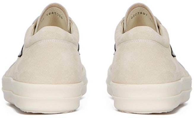 Rick Owens FW23 LUXOR系列 頭層牛皮 圓頭系帶 低幫 板鞋 男款 奶白色 Shop Rick Owens FW23 LUXOR系列 頭層牛皮 圓頭系帶 低幫 板鞋 男款 奶白色