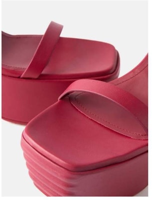 Rick Owens Minimal Grill Sandals 'Black Leather Platform' 1509369 Details for Rick Owens Minimal Grill Sandals 'Black Leather Platform' 1509369