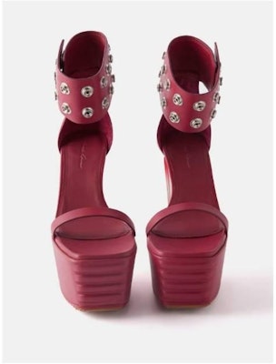 Rick Owens Minimal Grill Sandals 'Black Leather Platform' 1509369 Sizing Rick Owens Minimal Grill Sandals 'Black Leather Platform' 1509369